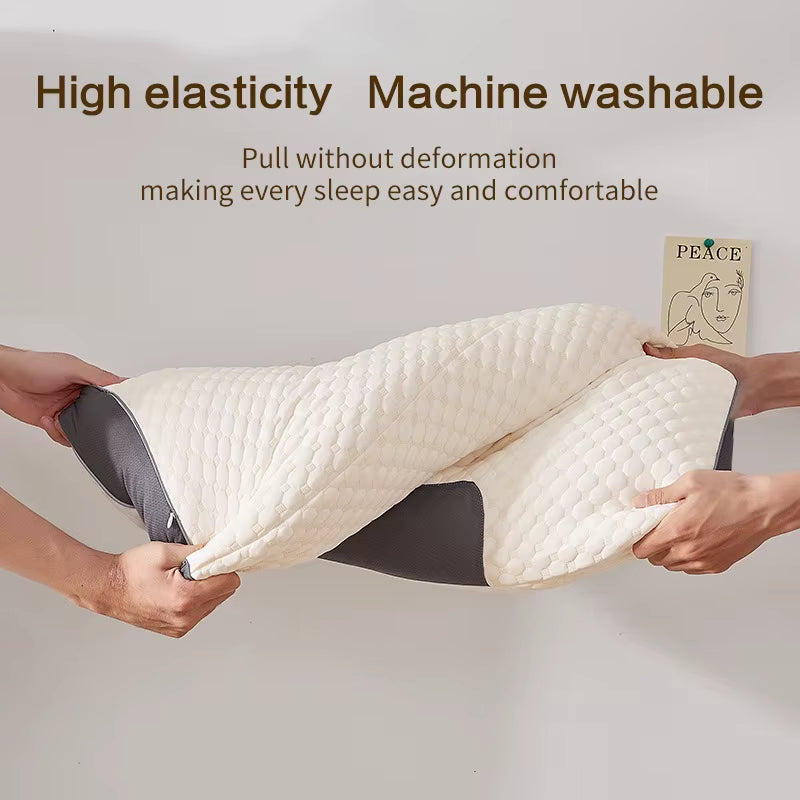 Neck Pillow Help Sleep and Protect the Neck Cervical Orthopedic Household Soybean Fiber SPA Massage Pillow for Sleeping New